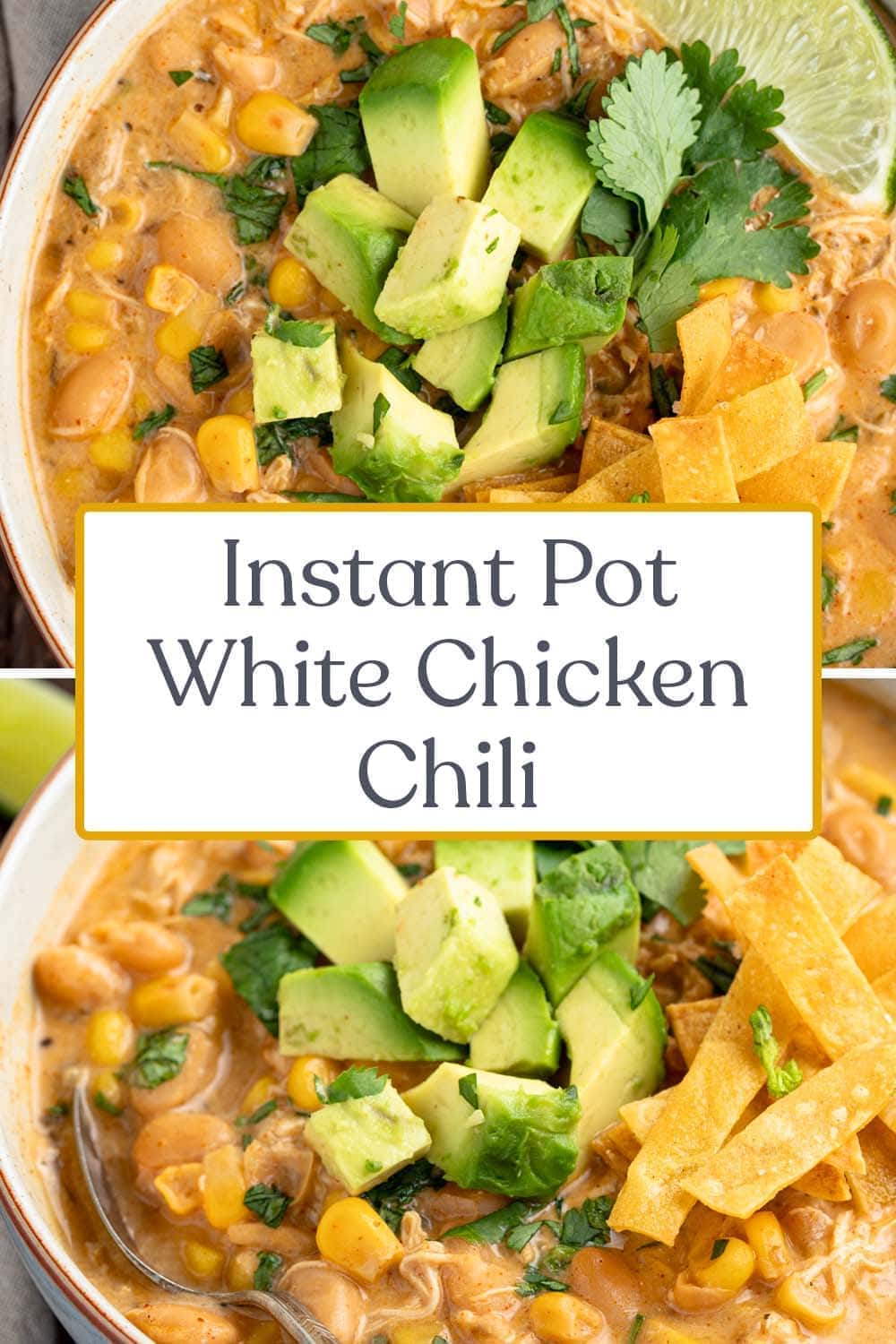 Instant Pot White Chicken Chili - 40 Aprons