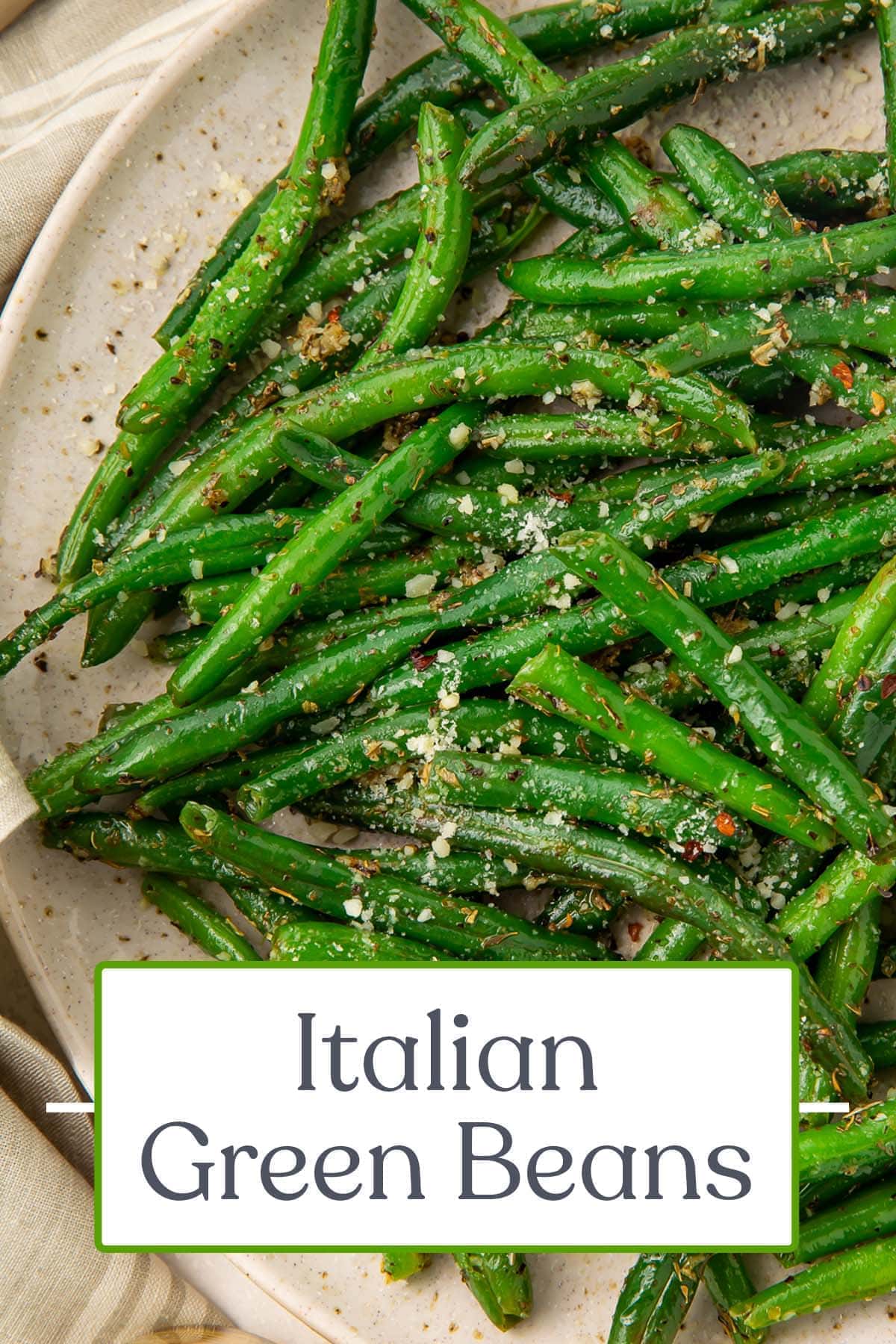 Italian Green Beans 40 Aprons   Italian Green Beans Single 4 