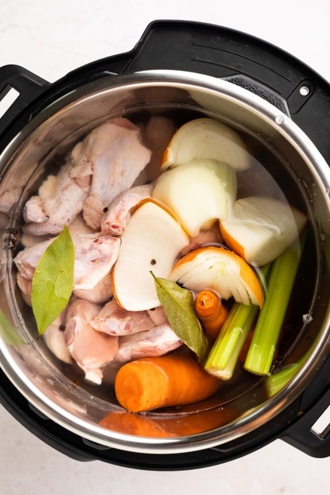 Instant Pot Chicken Stock - 40 Aprons