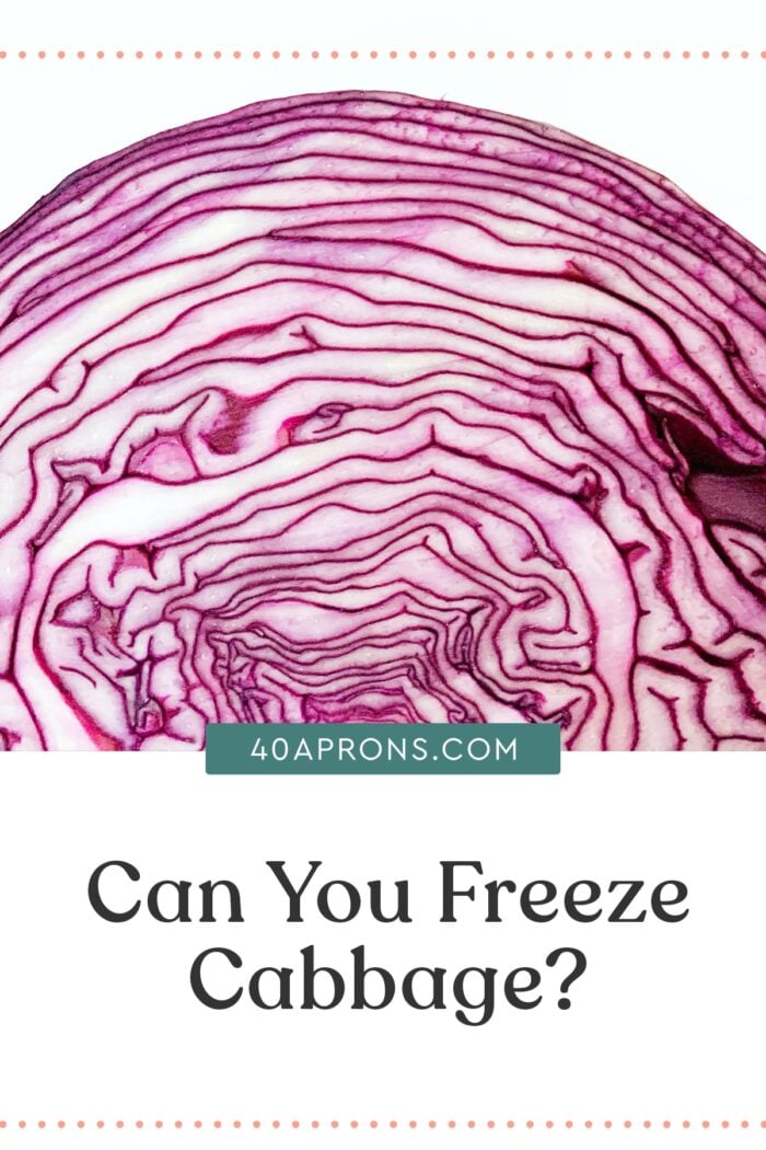 Graphic for can you freeze cabbage article