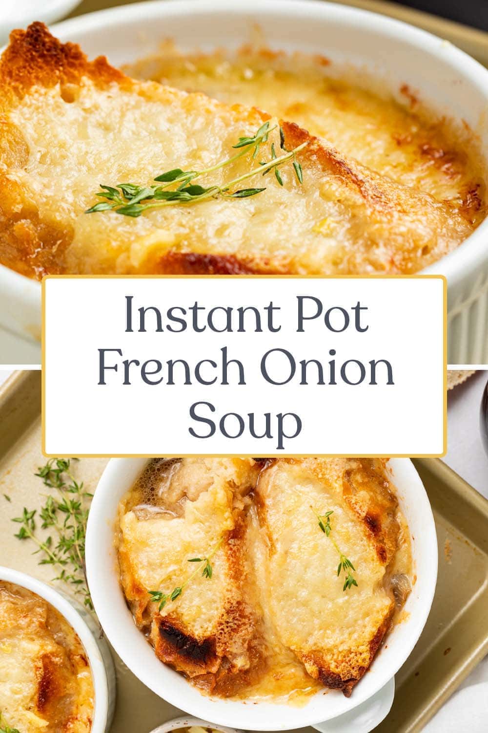 Instant Pot French Onion Soup - 40 Aprons