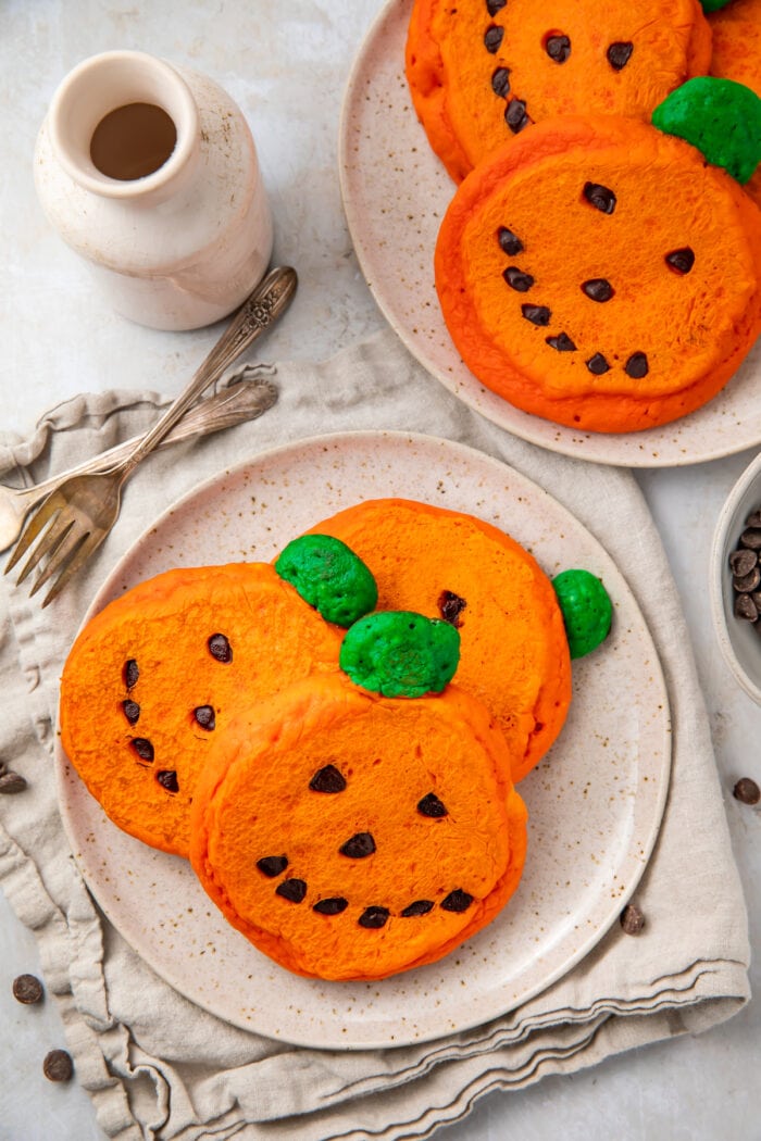 Halloween Pumpkin Pancakes Recipe 