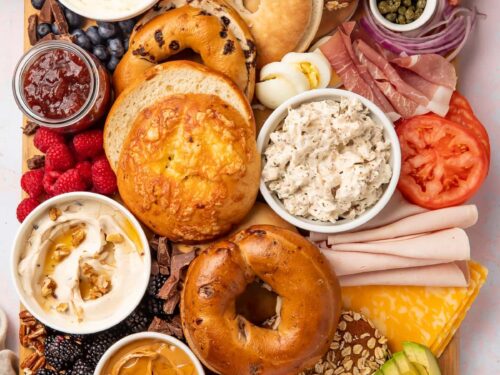 Fun Bagel Buffet for an Easy Brunch Party