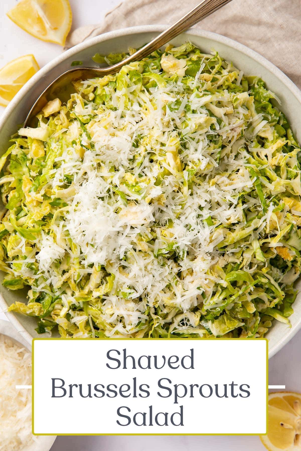 Shaved Brussels Sprouts Salad With Lemon And Parmesan 40 Aprons 1542