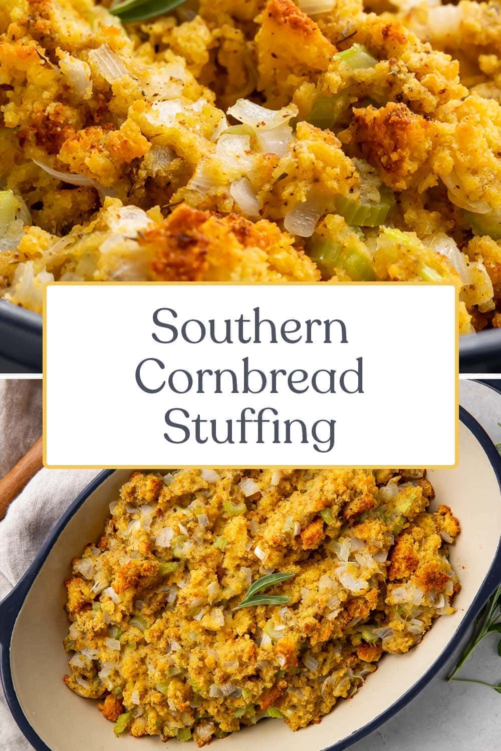 Savory Southern Cornbread Stuffing - 40 Aprons