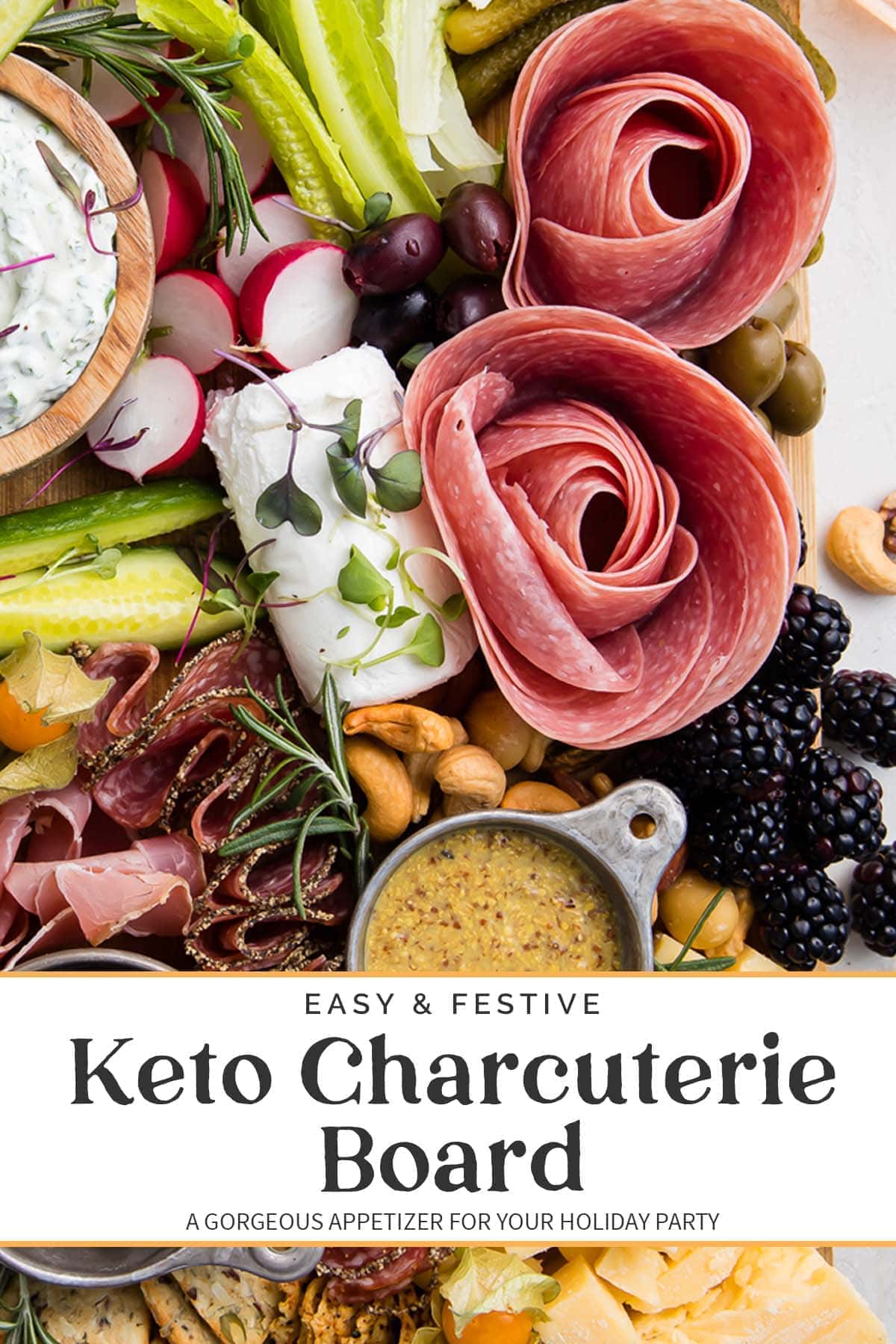 Perfect Keto Charcuterie Board - 40 Aprons