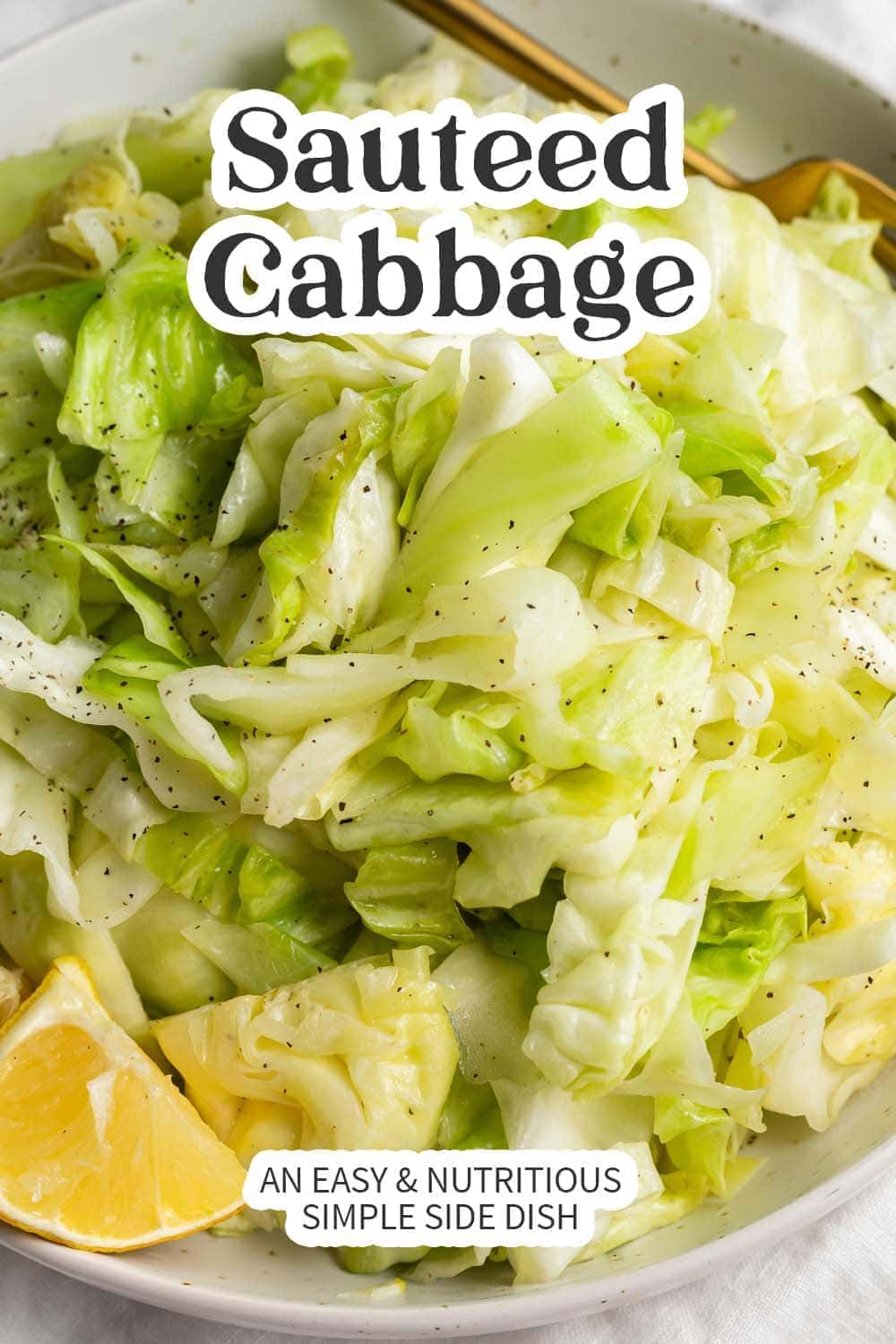 Simple Sauteed Cabbage - 40 Aprons