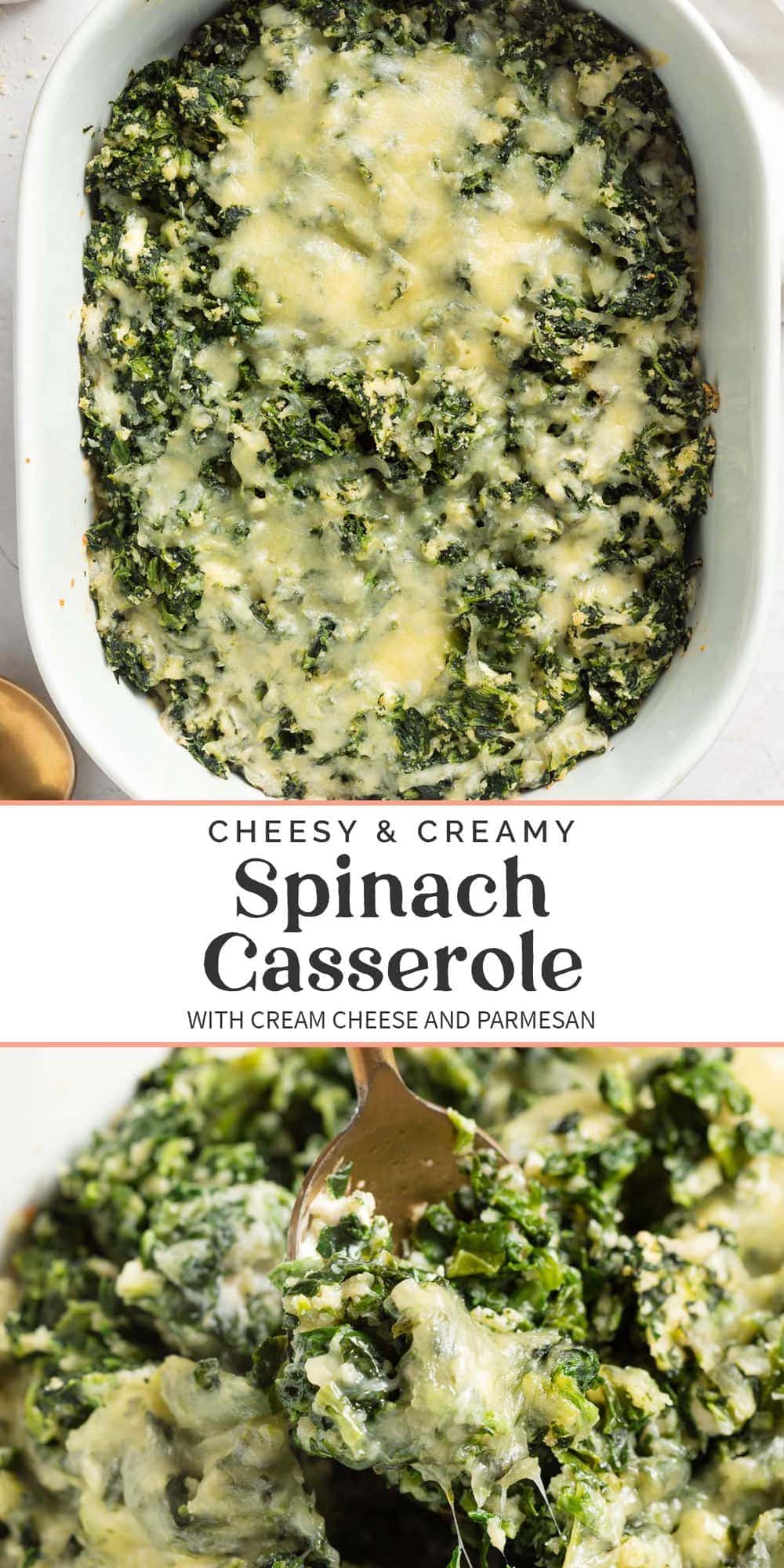 Cheesy Spinach Casserole 40 Aprons   Spinach Casserole Long 2 