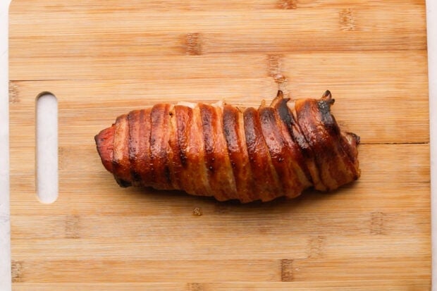 bacon wrapped pork tenderloin step 4
