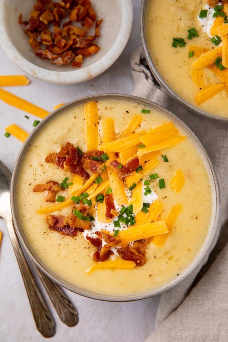 Instant Pot Potato Soup - 40 Aprons