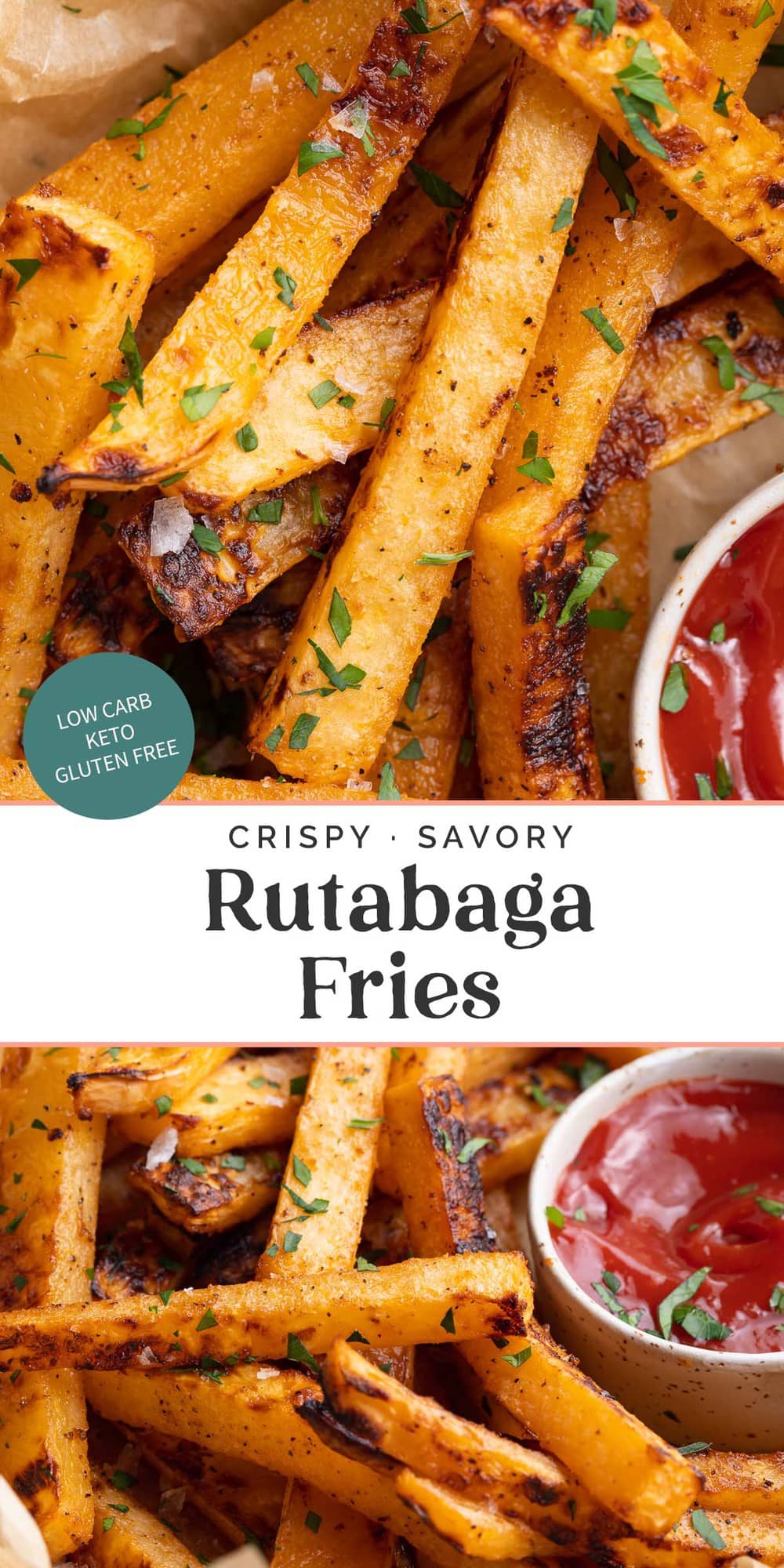 Rutabaga Fries (Low Carb, Gluten Free) - 40 Aprons