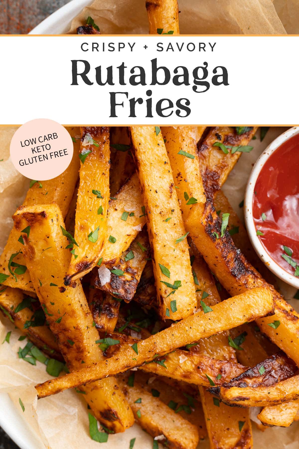 Rutabaga Fries (Low Carb, Gluten Free) - 40 Aprons