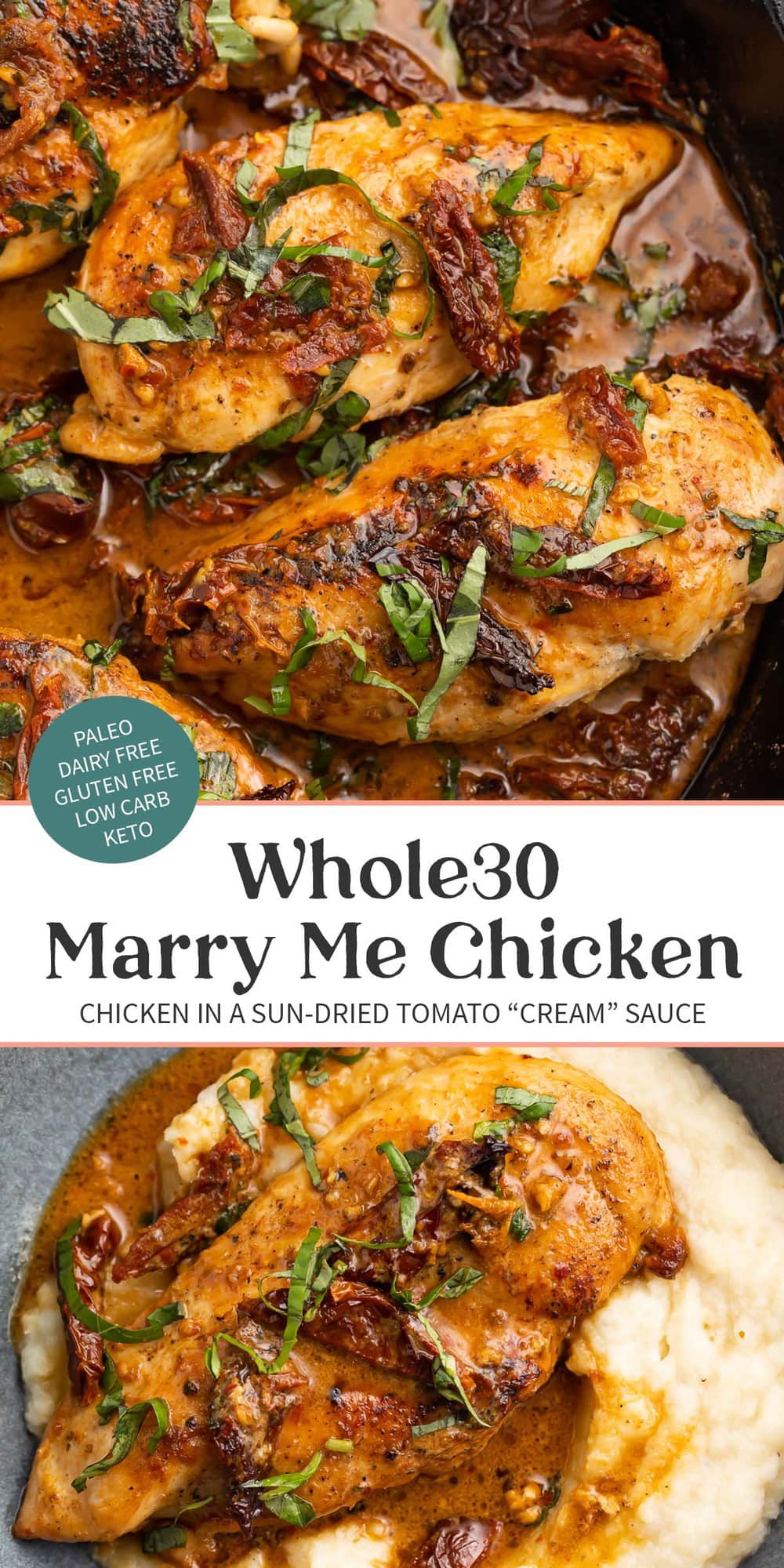 Whole30 Marry Me Chicken (Paleo, Dairy Free) - 40 Aprons