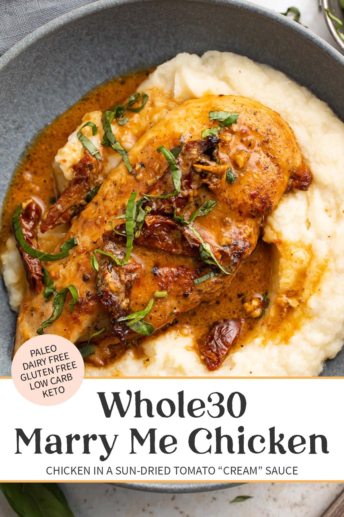 Whole30 Marry Me Chicken (Paleo, Dairy Free) - 40 Aprons