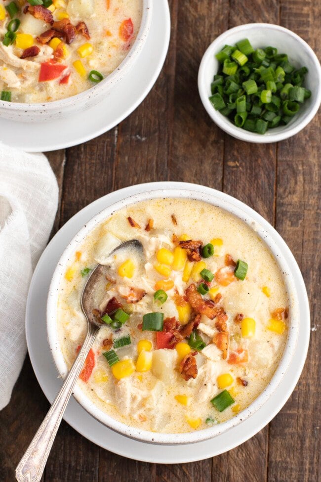 Creamy Chicken Corn Chowder - 40 Aprons