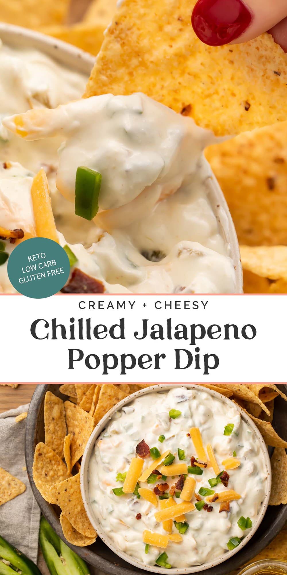 Creamy Jalapeño Popper Dip (Low Carb, Keto) - 40 Aprons