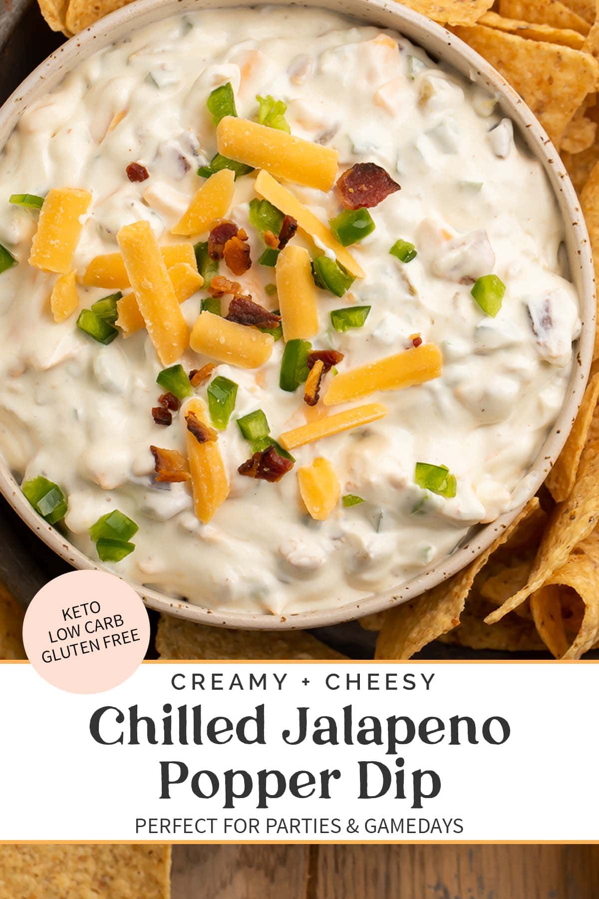 Creamy Jalapeño Popper Dip Low Carb Keto 40 Aprons