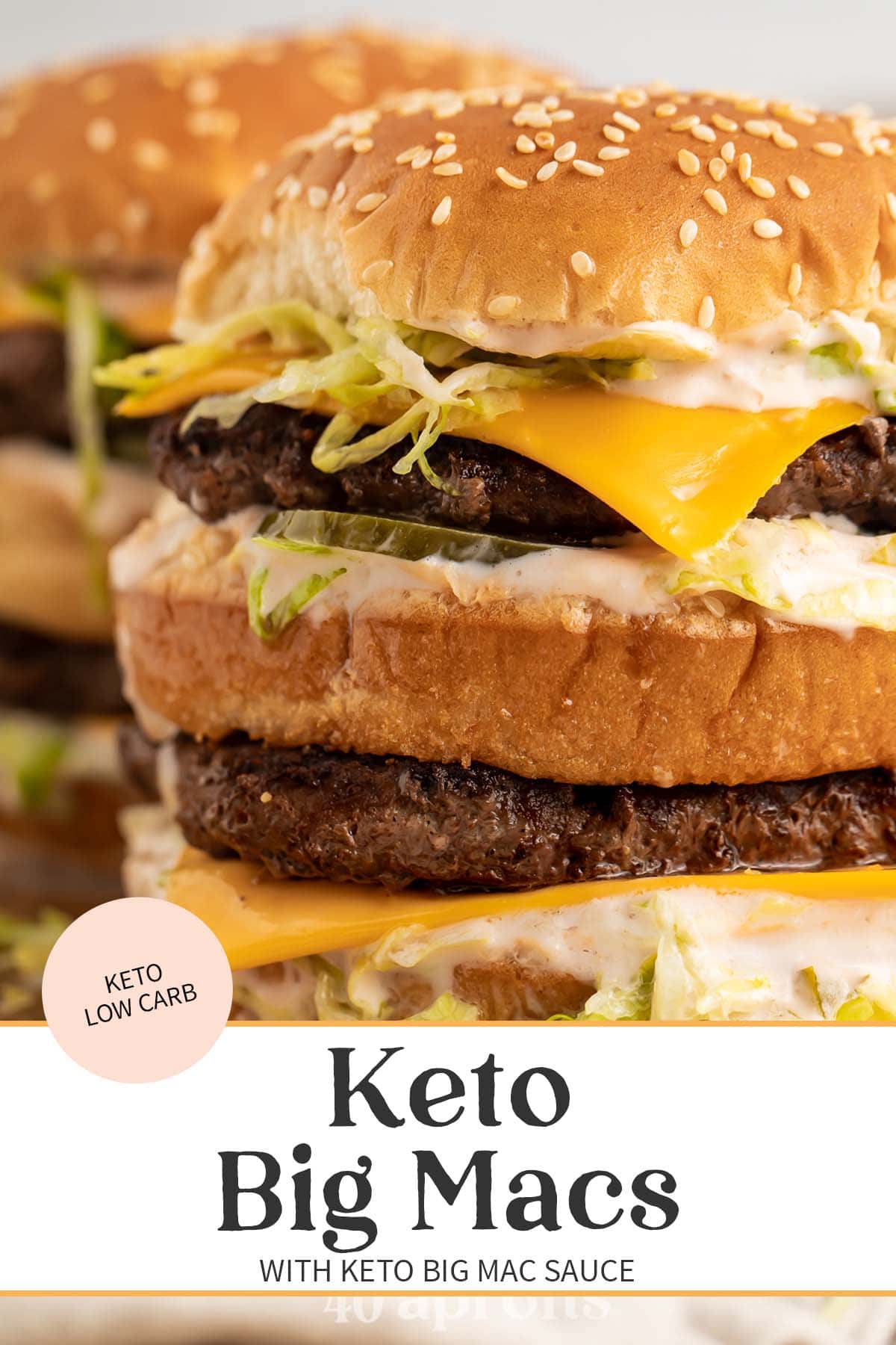 Keto Big Mac Recipe - 40 Aprons