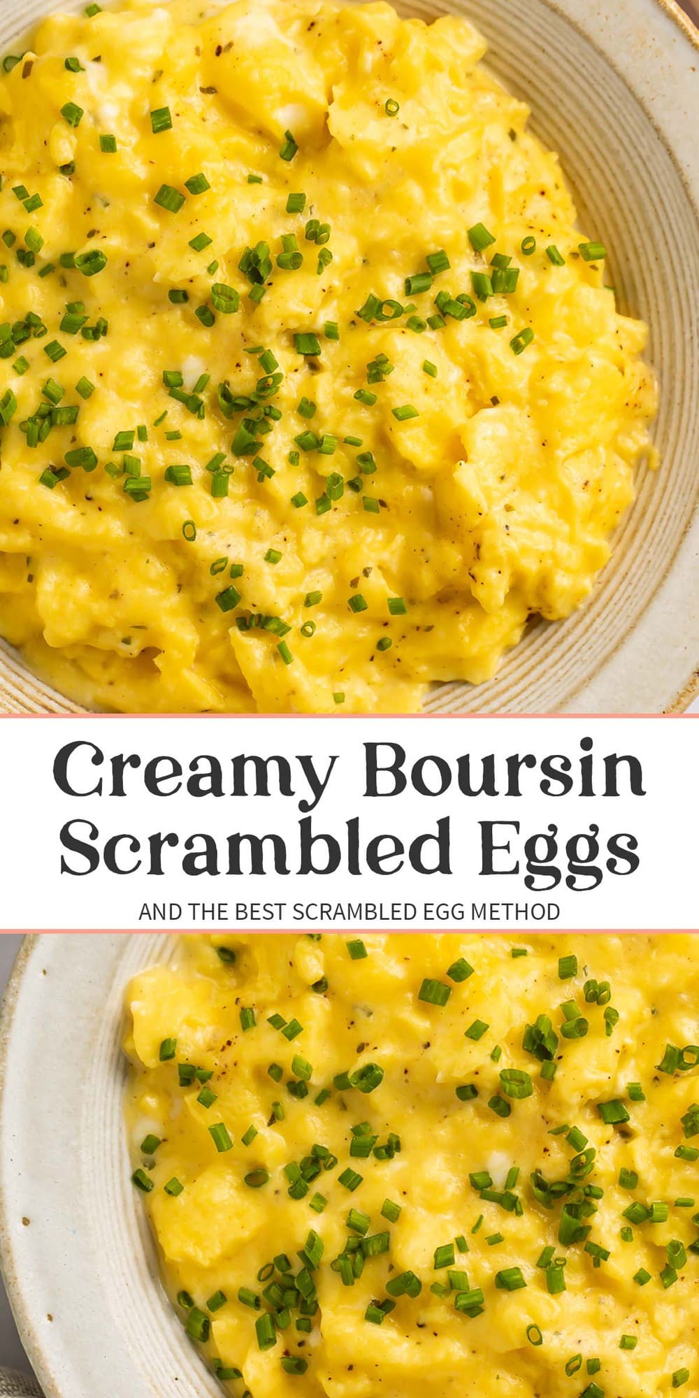 Creamy Boursin Scrambled Eggs - 40 Aprons