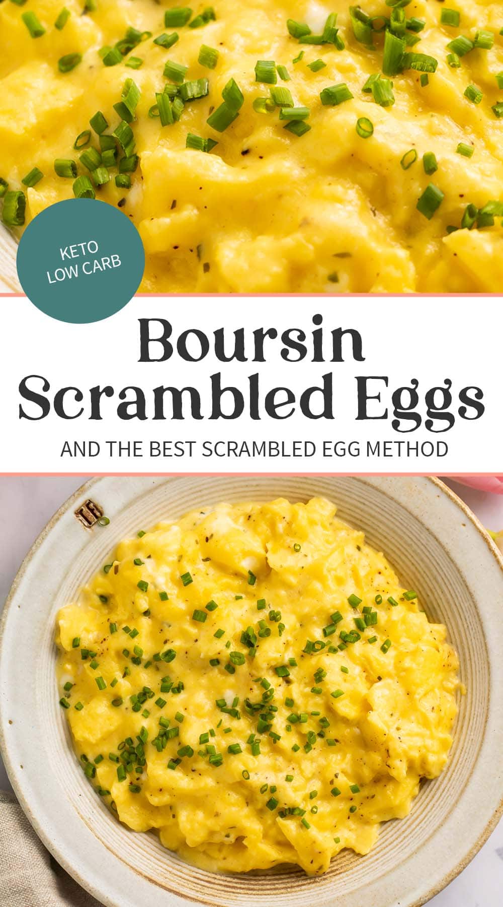 Creamy Boursin Scrambled Eggs - 40 Aprons