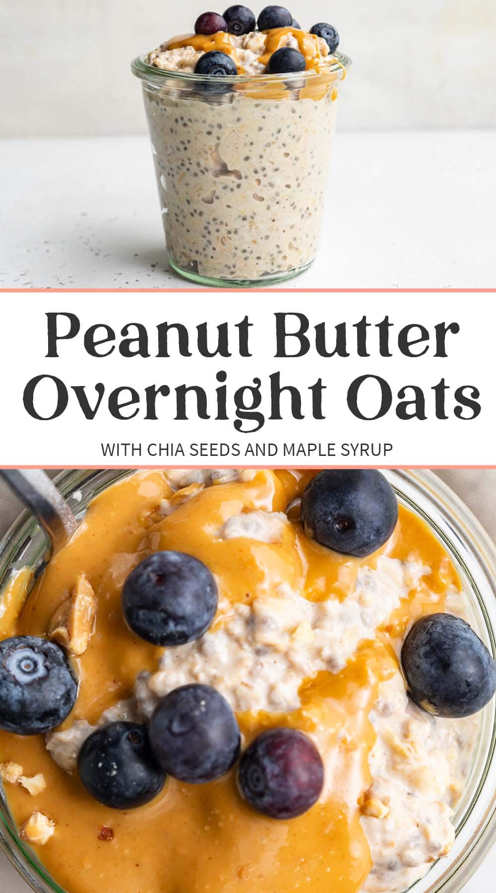 Peanut Butter Overnight Oats - 40 Aprons