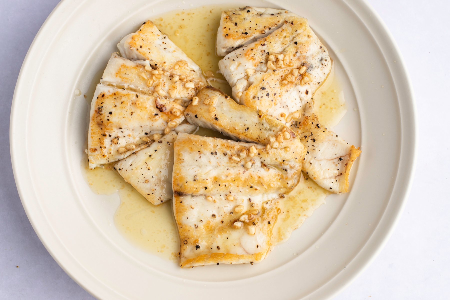 Lemon Garlic Butter Barramundi - 40 Aprons