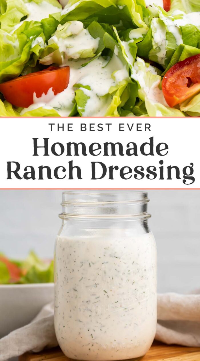 Pin graphic for ranch dressing.