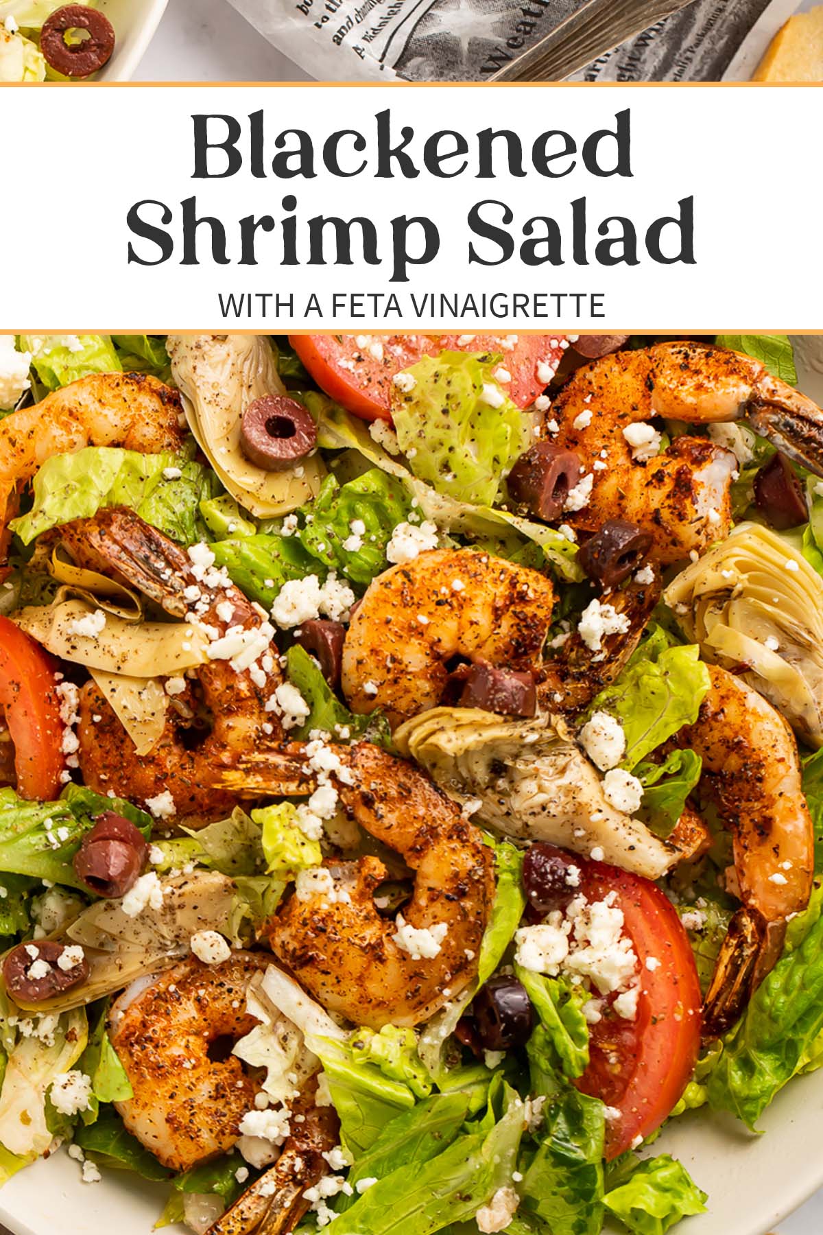 Blackened Shrimp Salad - 40 Aprons