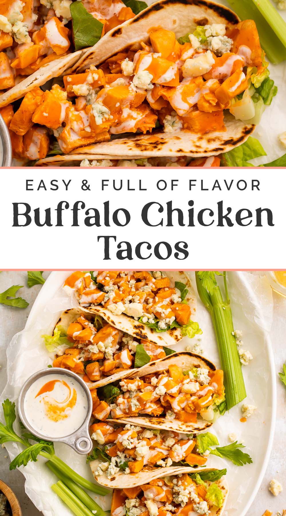 Buffalo Chicken Tacos - 40 Aprons