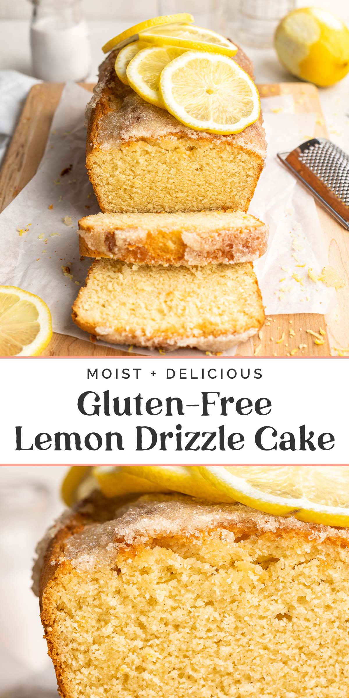 Gluten-Free Lemon Drizzle Cake - 40 Aprons