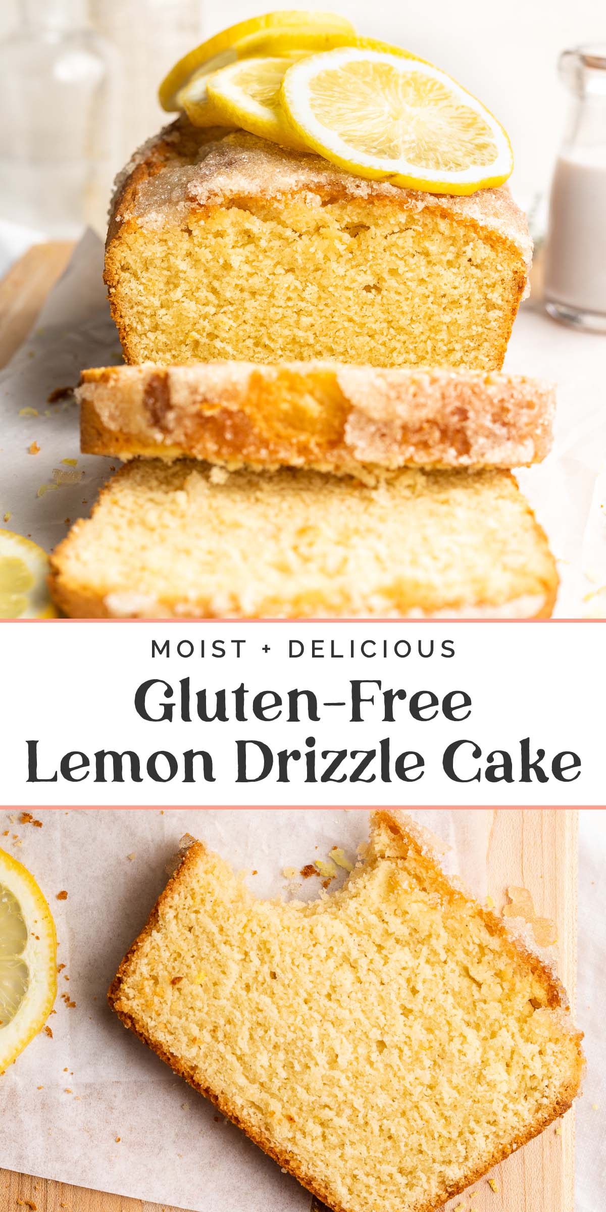 Gluten-Free Lemon Drizzle Cake - 40 Aprons