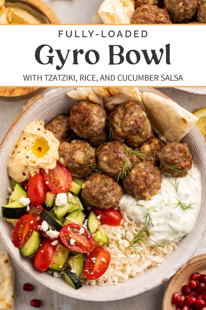 Pin graphic for gyro bowls.
