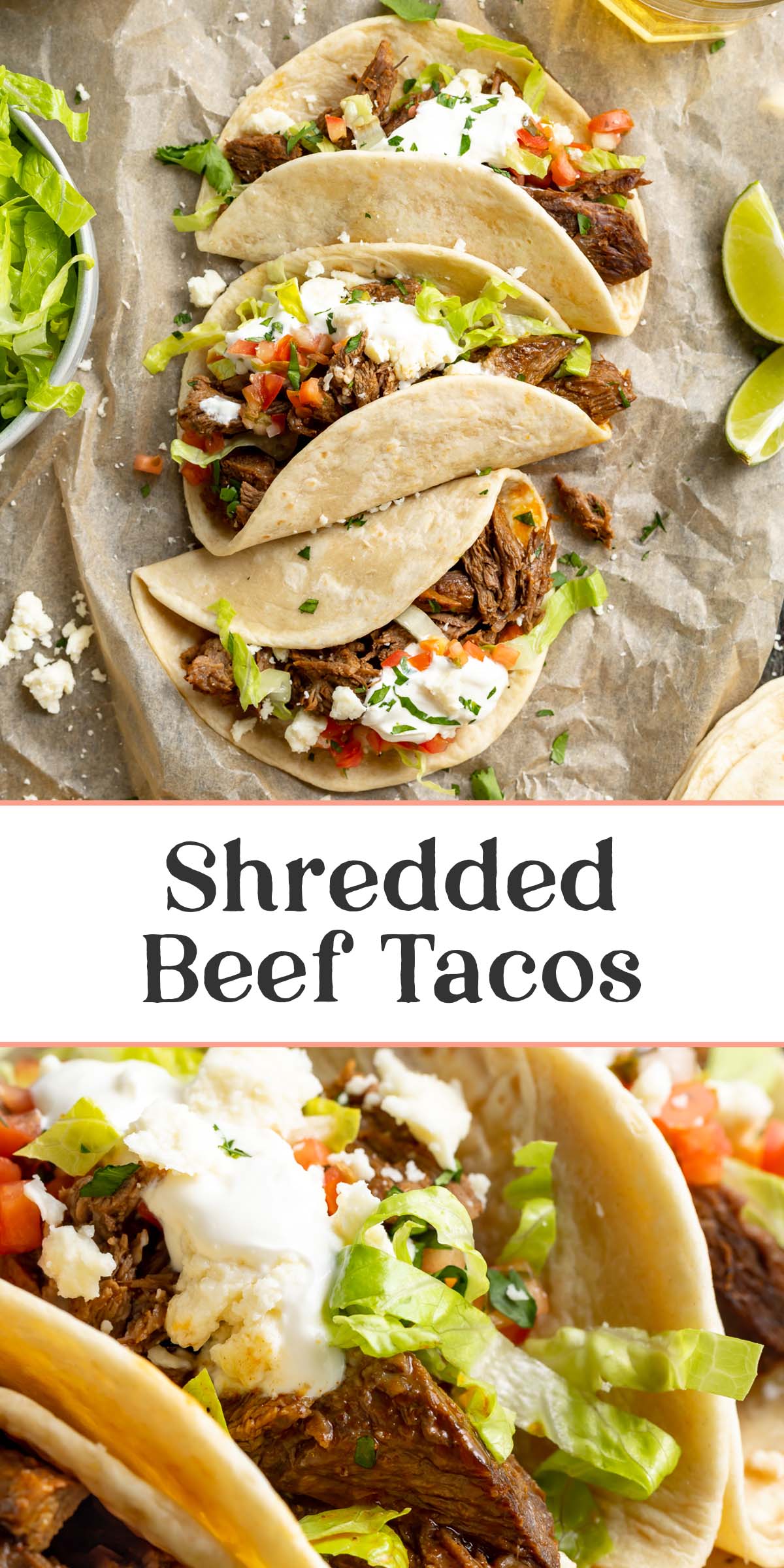 Shredded Beef Tacos - 40 Aprons