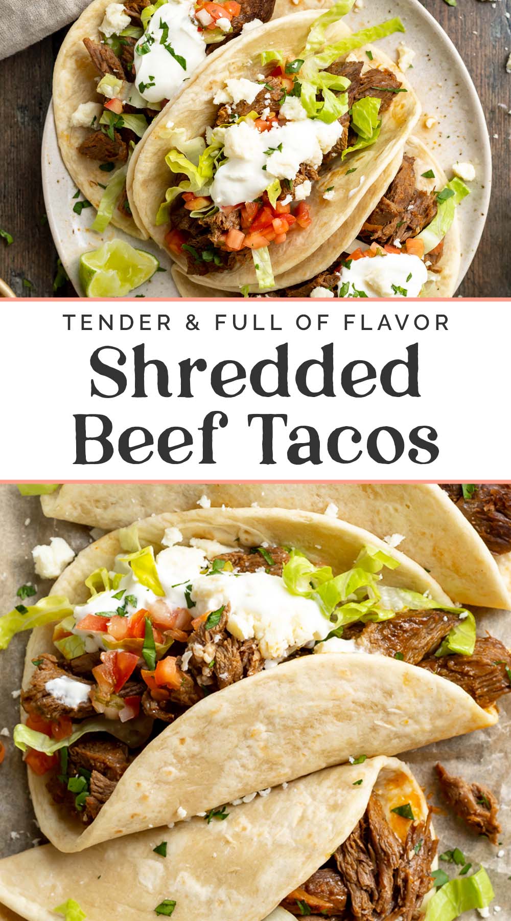 Shredded Beef Tacos - 40 Aprons