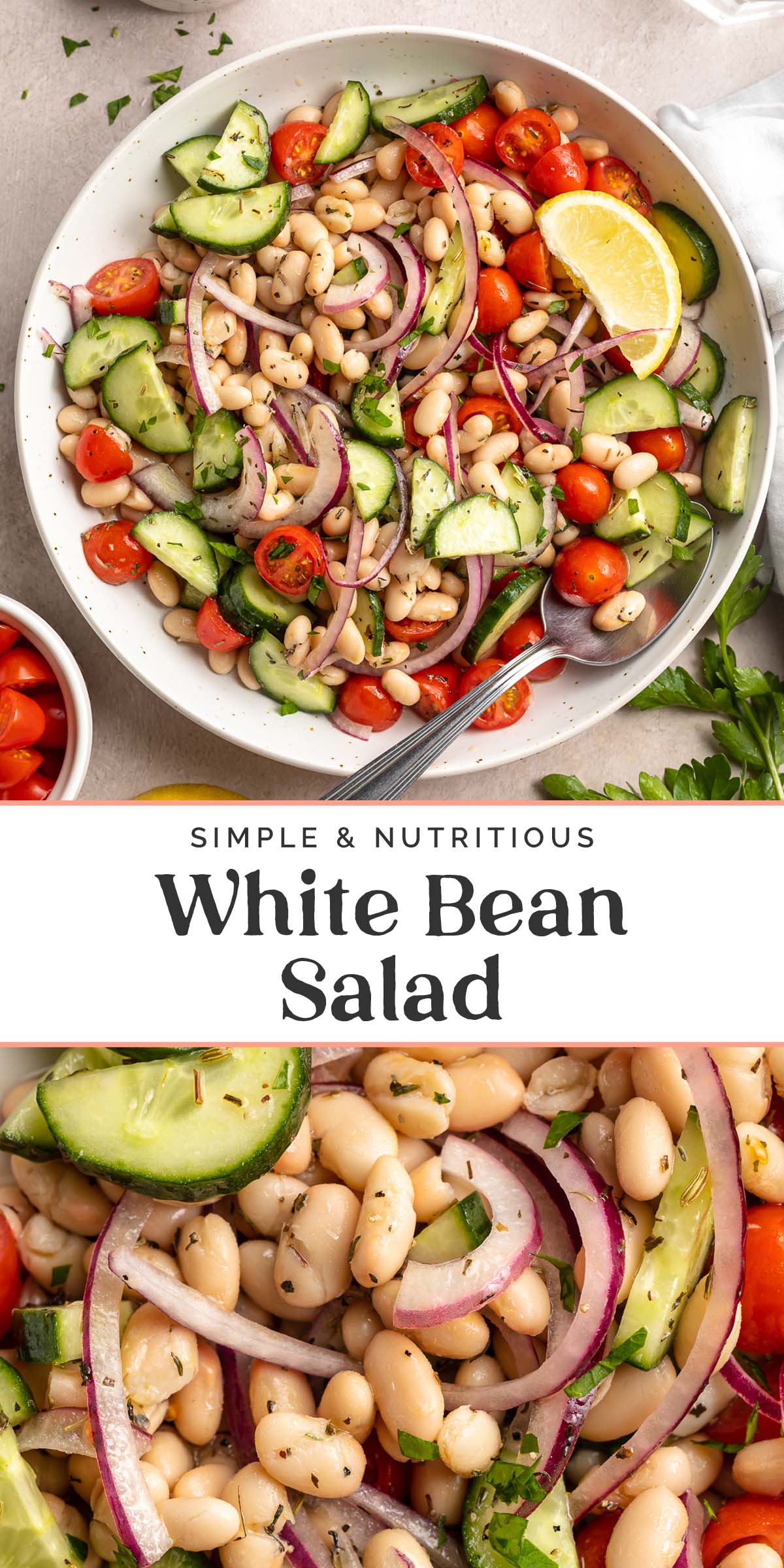 White Bean Salad - 40 Aprons