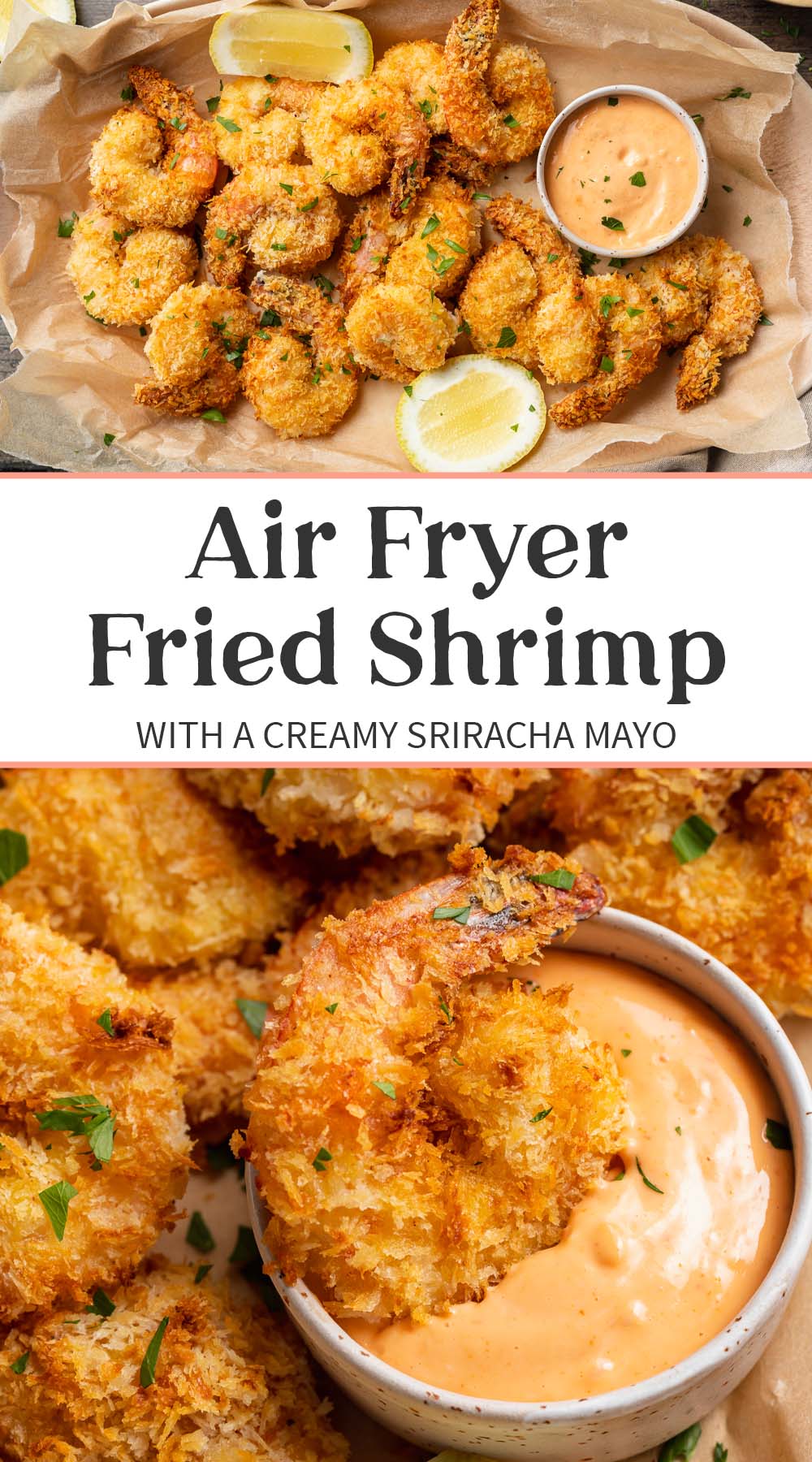 Air Fryer Fried Shrimp with Sriracha Mayo - 40 Aprons