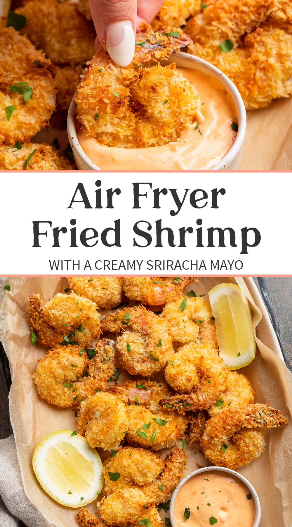 Air Fryer Fried Shrimp with Sriracha Mayo - 40 Aprons