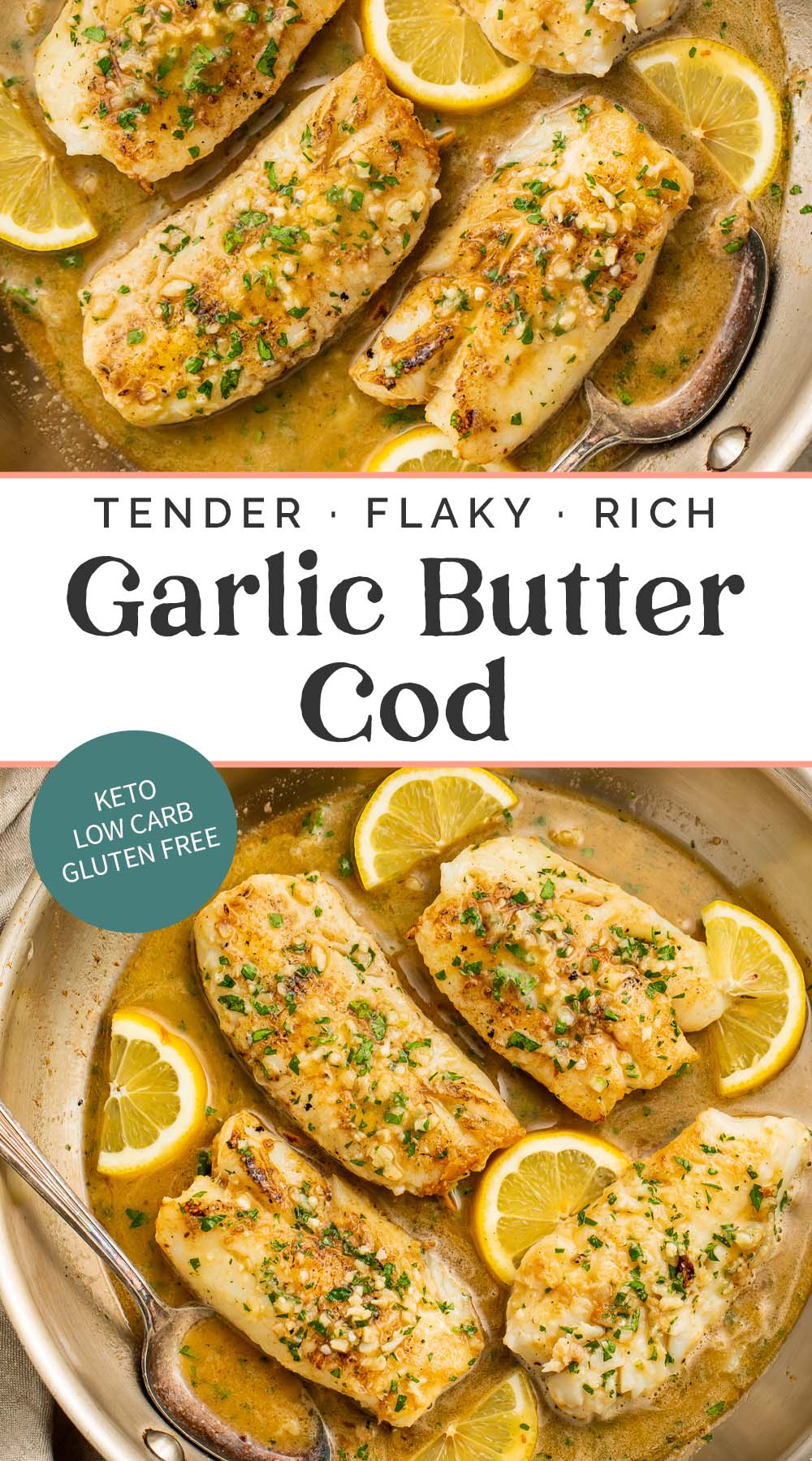 Garlic Butter Cod - 40 Aprons