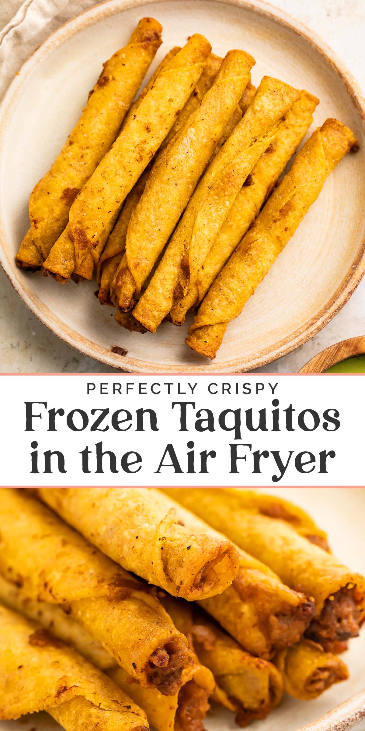 Frozen Taquitos in the Air Fryer (Corn or Flour!) - 40 Aprons