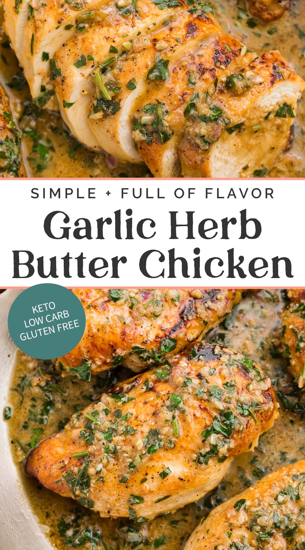 Garlic Herb Butter Chicken - 40 Aprons