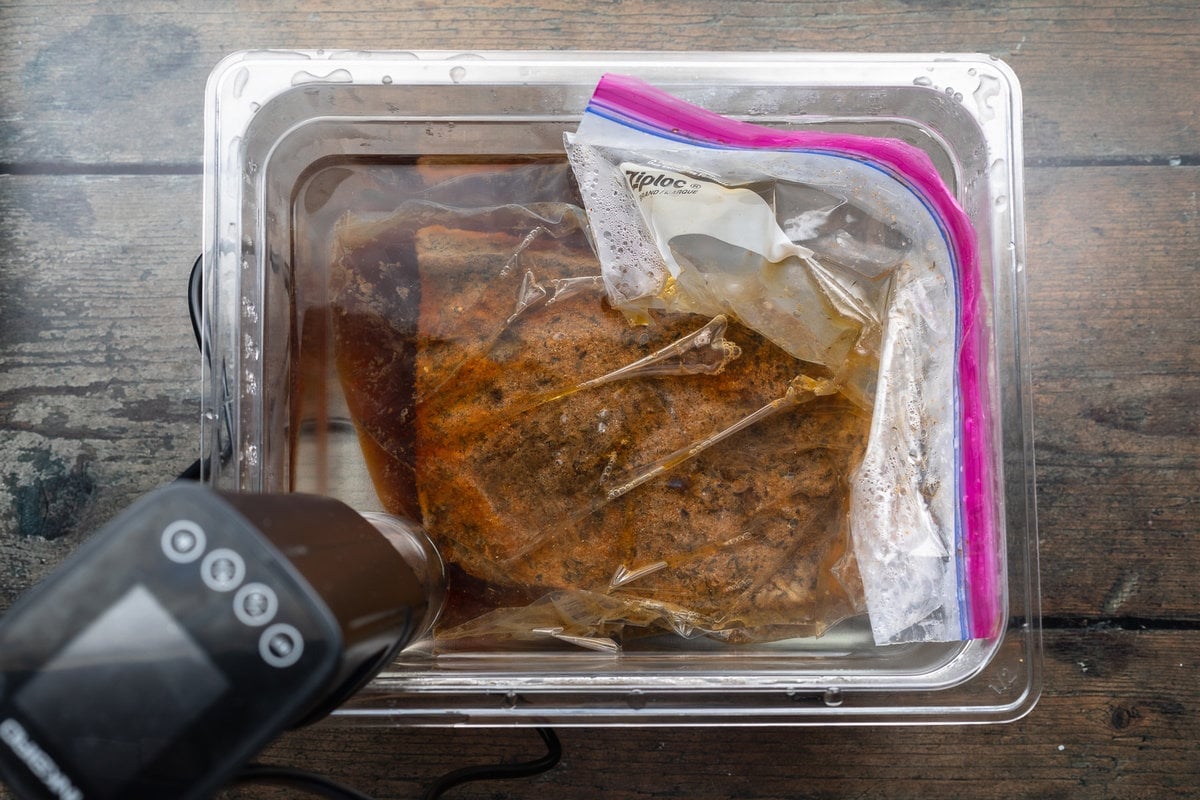 OvenFinished Sous Vide Brisket 40 Aprons