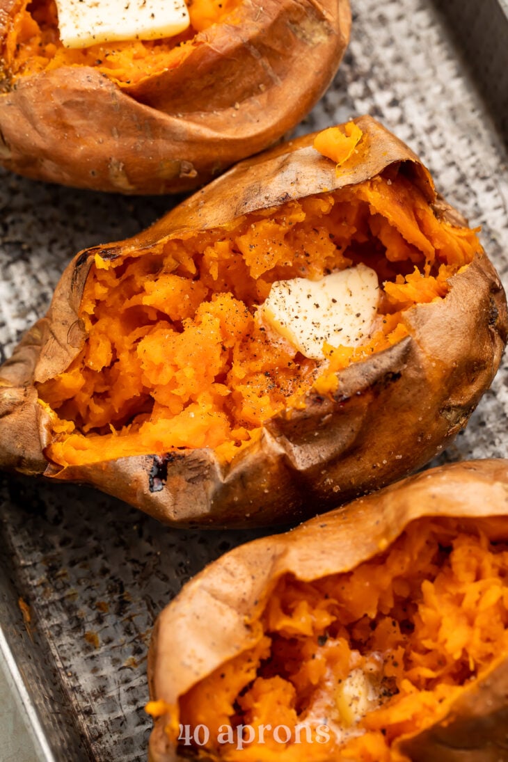 Air Fryer Sweet Potatoes - 40 Aprons