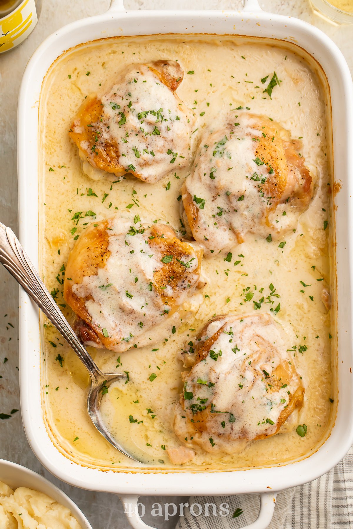 Creamy Chicken Soup Chicken - 40 Aprons