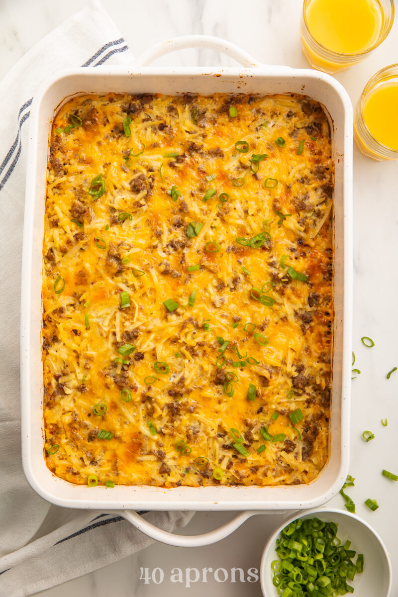 Gluten Free Breakfast Casserole - 40 Aprons