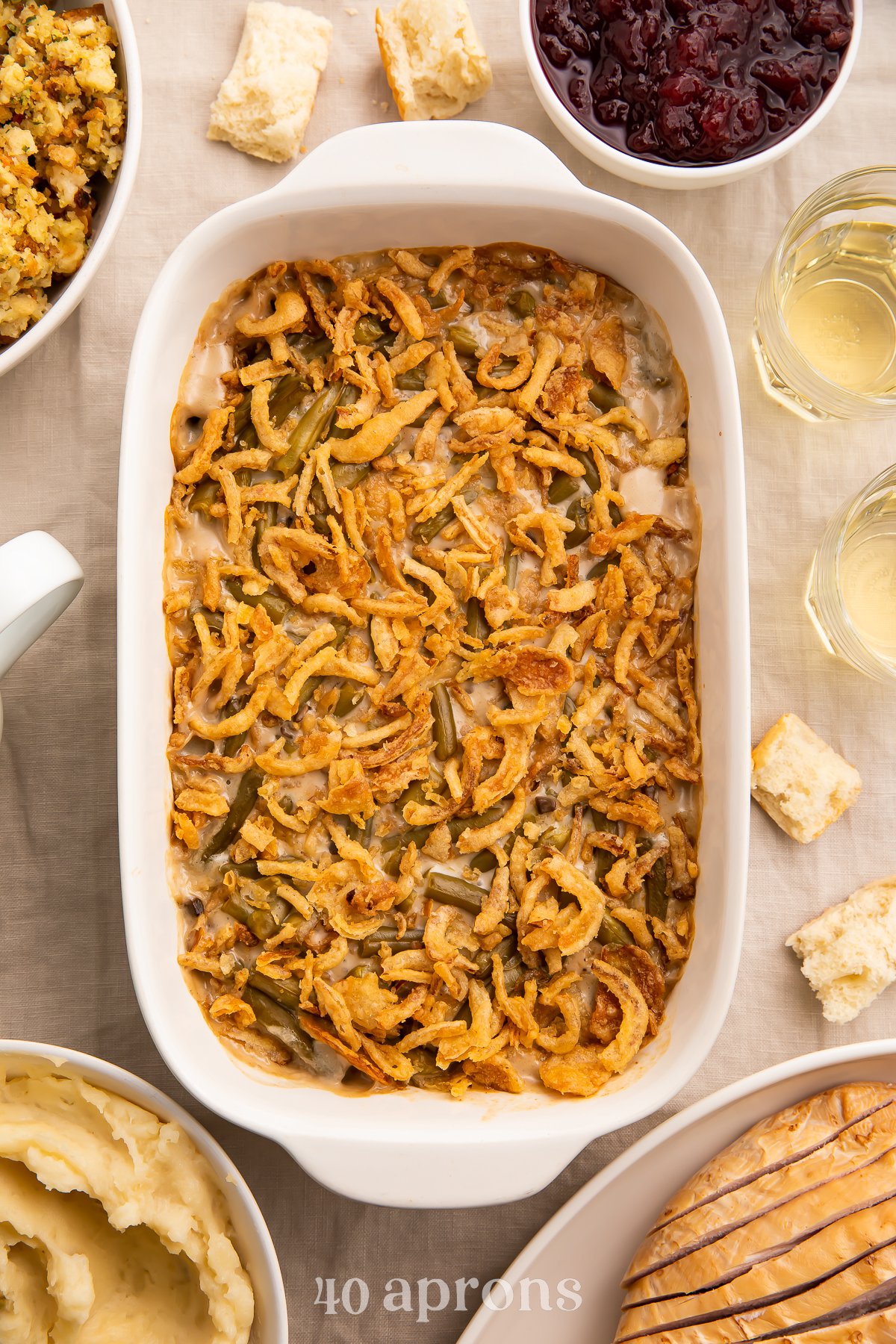 Crockpot Green Bean Casserole - 40 Aprons