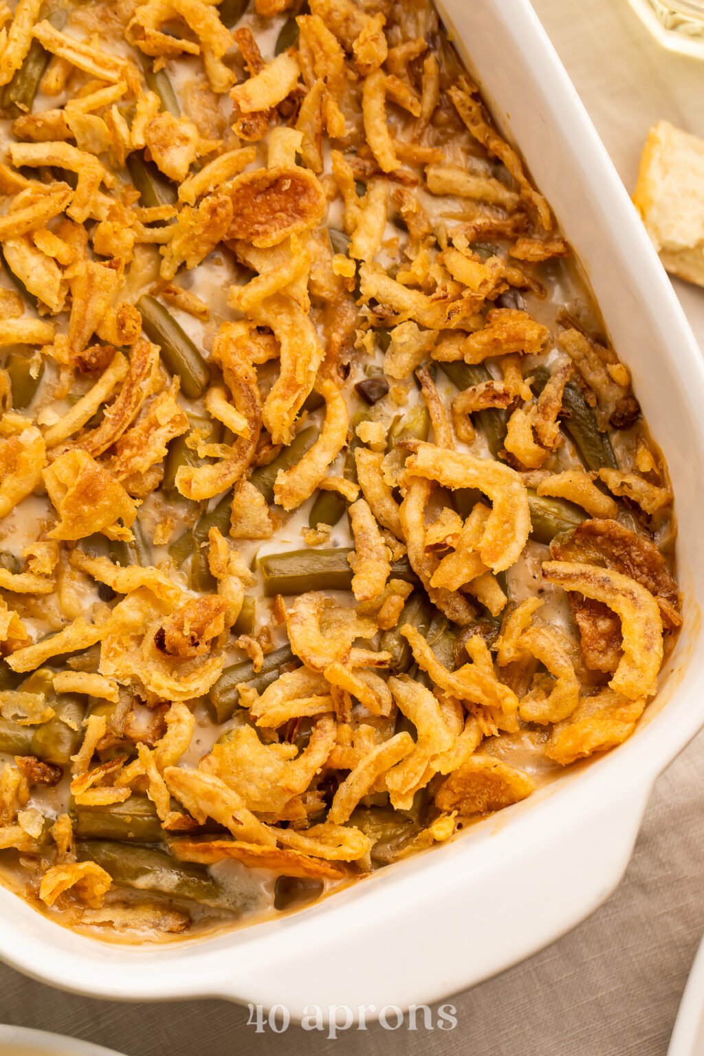 Make Ahead Green Bean Casserole - 40 Aprons