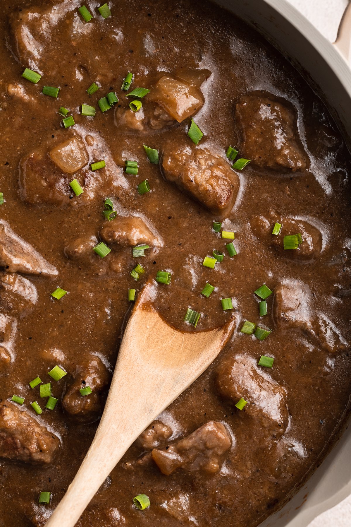 Easy beef tips and onion gravy - The Top Meal