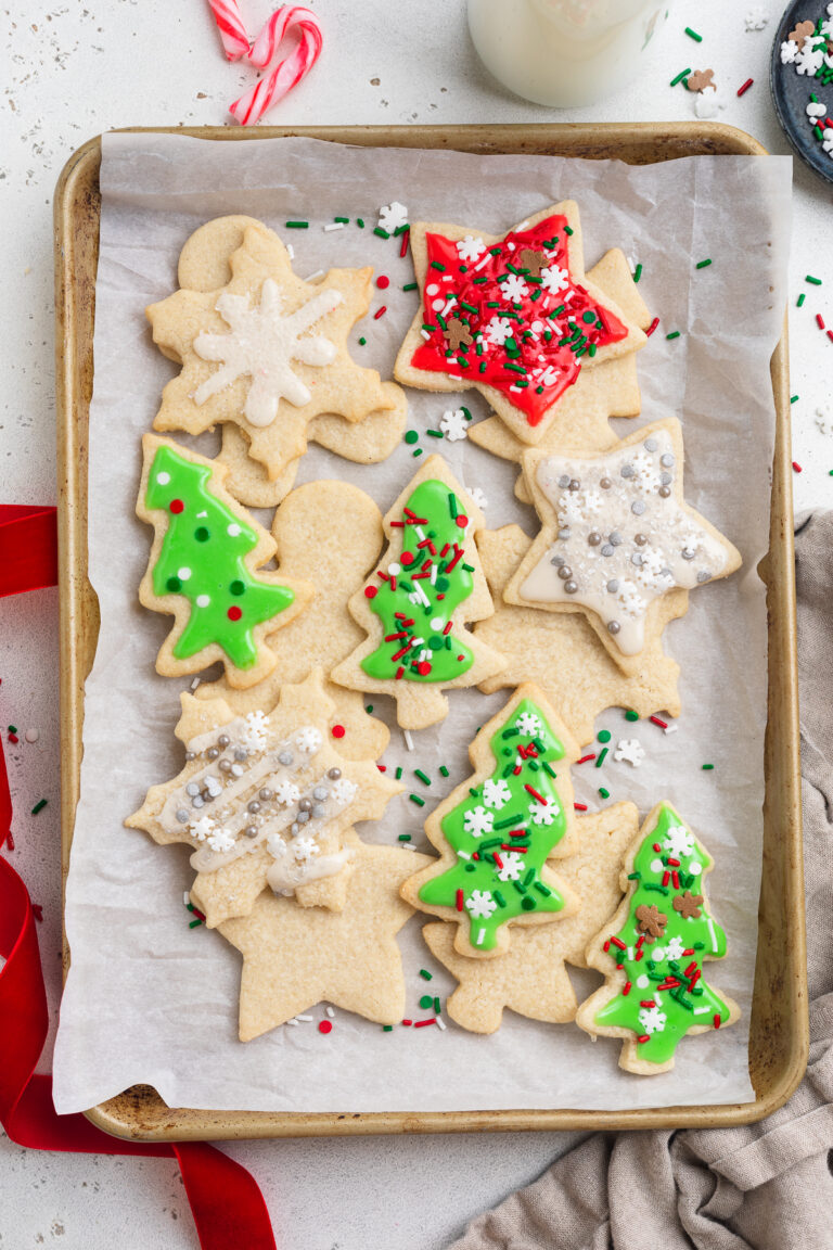 Gluten-Free Christmas Cookies with Homemade Icing