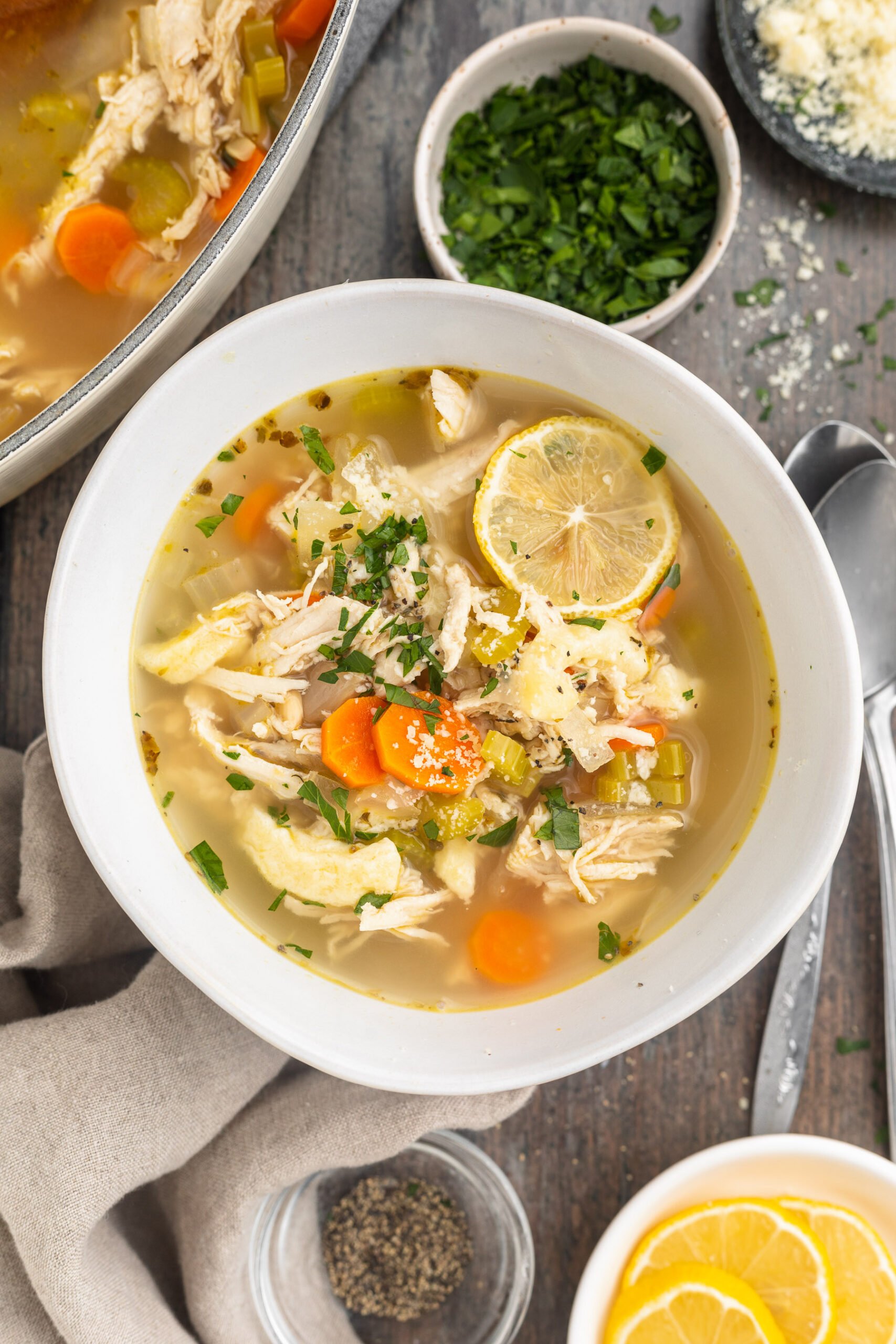 Keto Chicken Noodle Soup - 40 Aprons