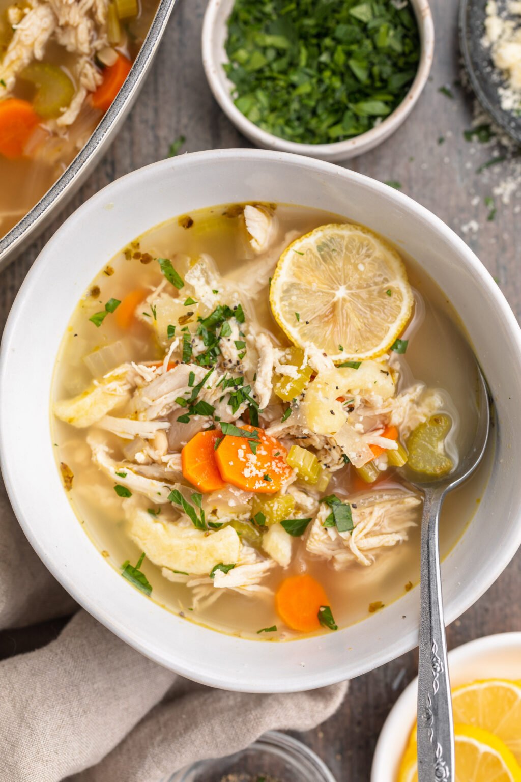 Keto Chicken Noodle Soup - 40 Aprons